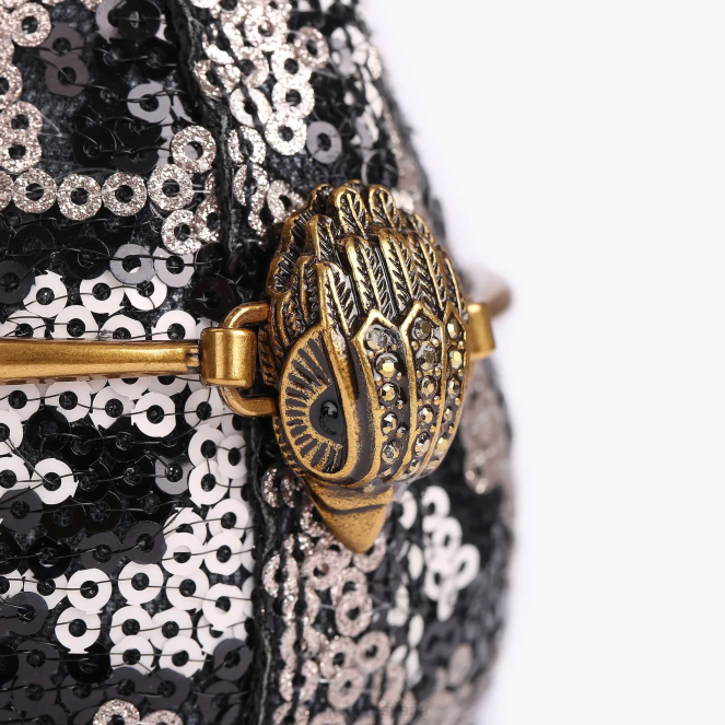 Kurt Geiger hombres Lentejuelas de ginebra de Londres 2LPR654 | calzados combinación beige